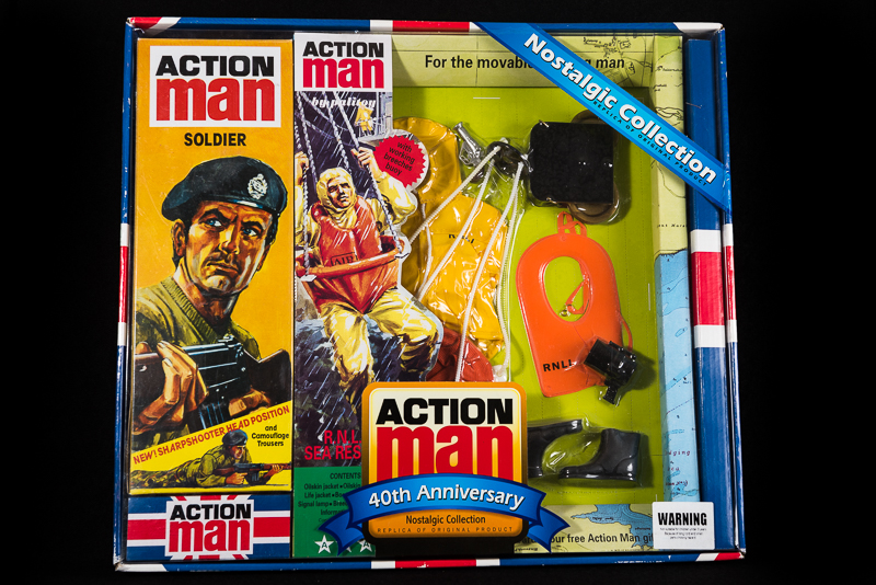 Action Man - Boxed 40th Collection - Soldier Figure &  RNLI Sea Rescue Set